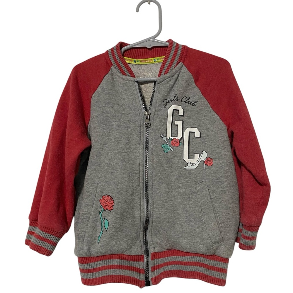 Disney Princess “Brave Girls Club” Varsity Zip Up Jacket